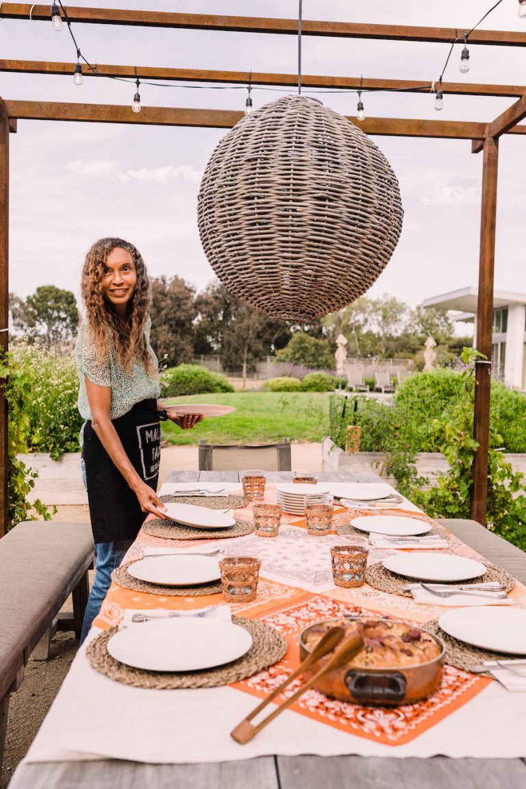 Outdoor Pendant - Modern Patio - Home of Helene Henderson - Malibu Farm