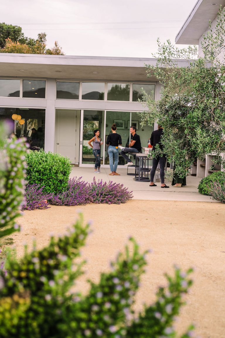 lavender rosemary garden - helene henderson home - malibu farm