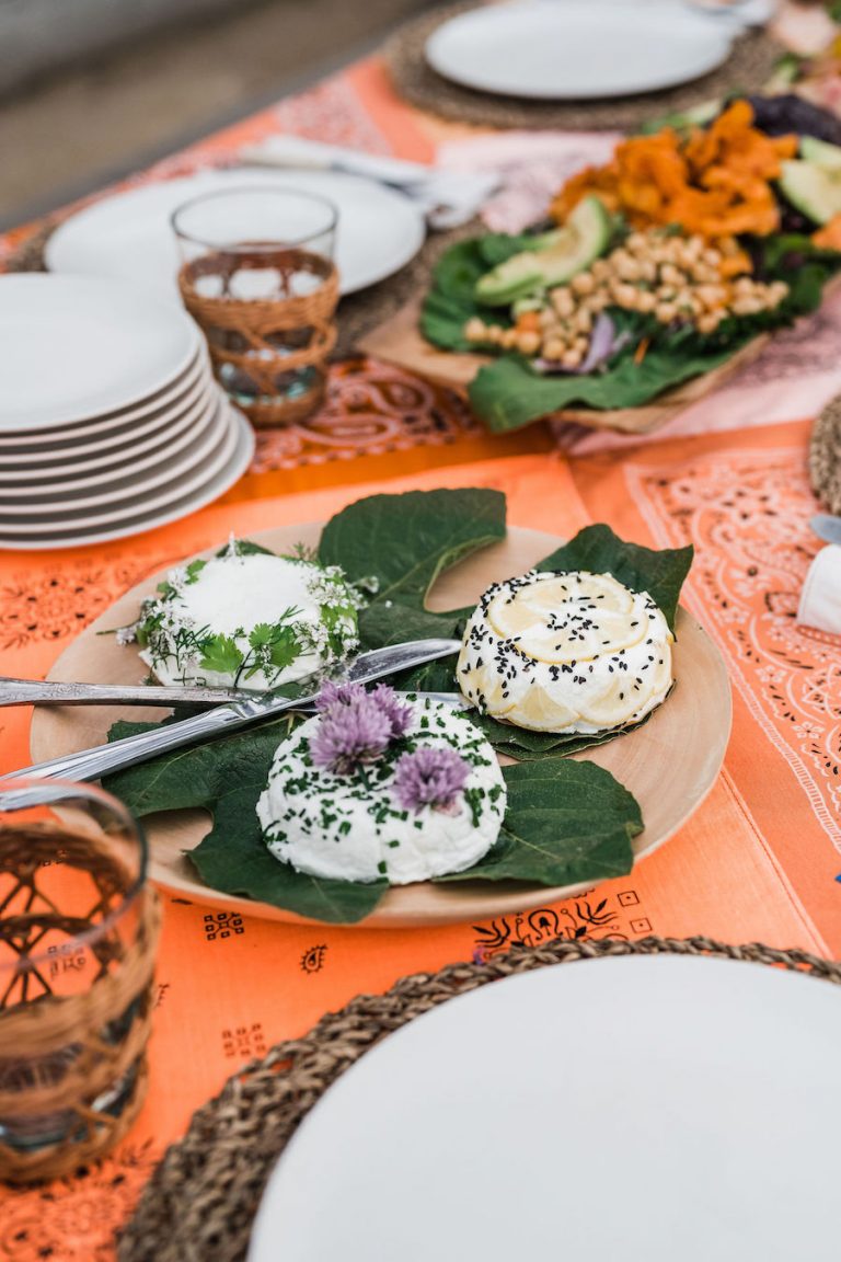 cheese board - summer dinner party, fresh veggies, helene henderson -malibu farm