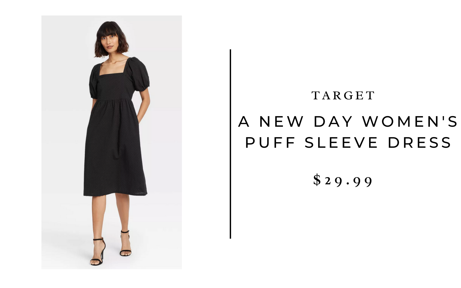 Target A New Day Women’s Puff Sleeve Dress
