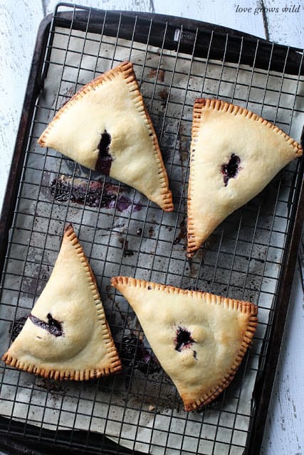 blueberries and cream hand pie from the recipe critic