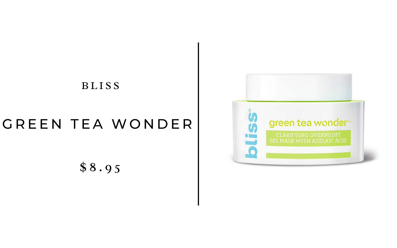 bliss green tea wonder cream