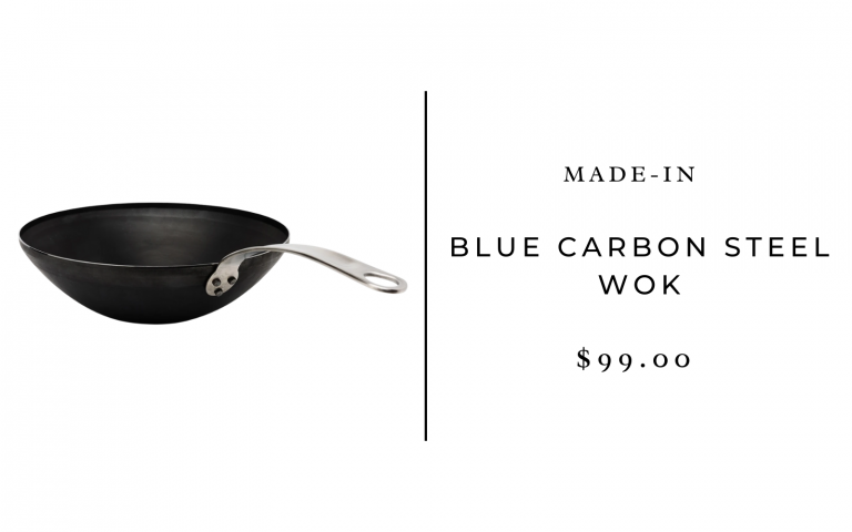 Made of Blue Carbon Steel Wok