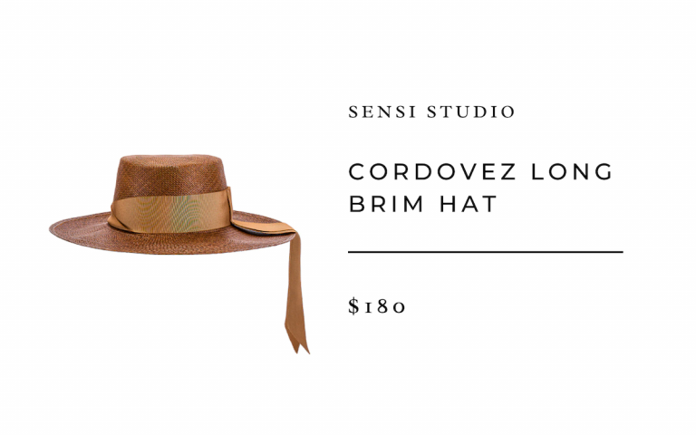 SENSI STUDIO Cordovez Long Brim Hat 