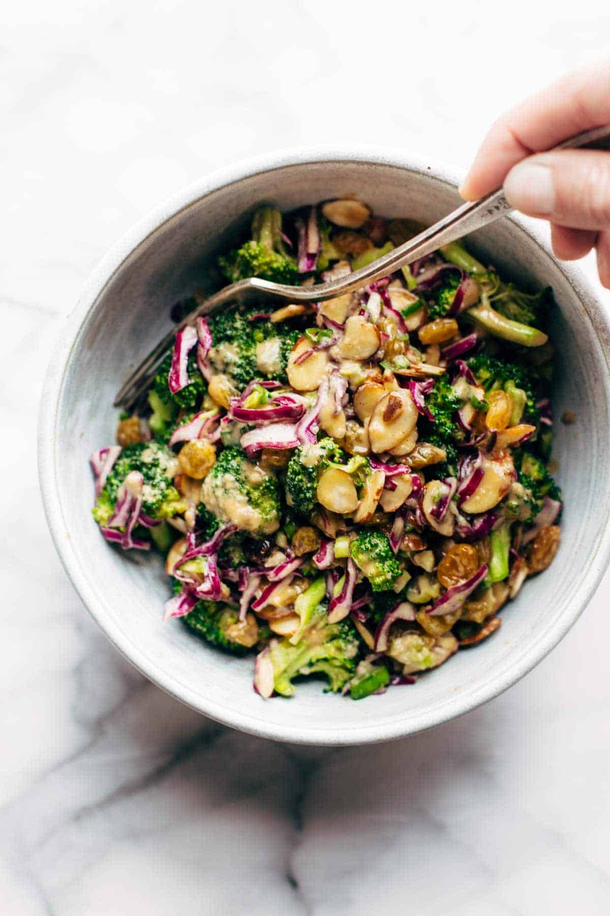 broccoli salad from pinch of yum