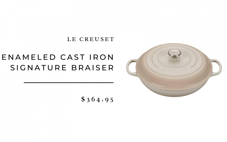 Le Creuset Enameled Cast Iron Signature Braiser, 5 qt.