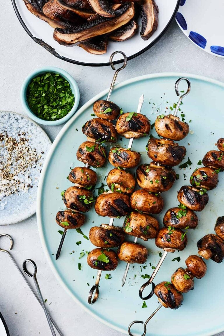 grilled mushrooms