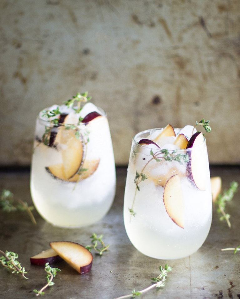 Plum and Thyme Prosecco Smash from My Diary of Us