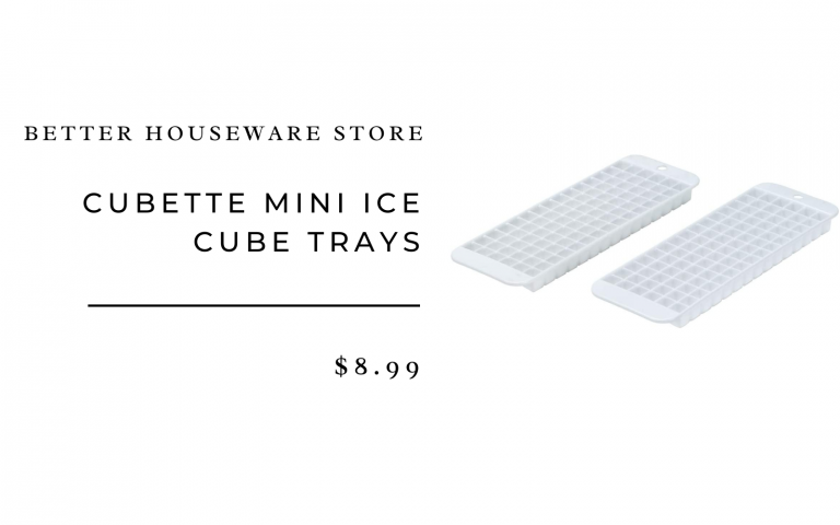 Cubette Mini Ice Cube trays, 2 piece 