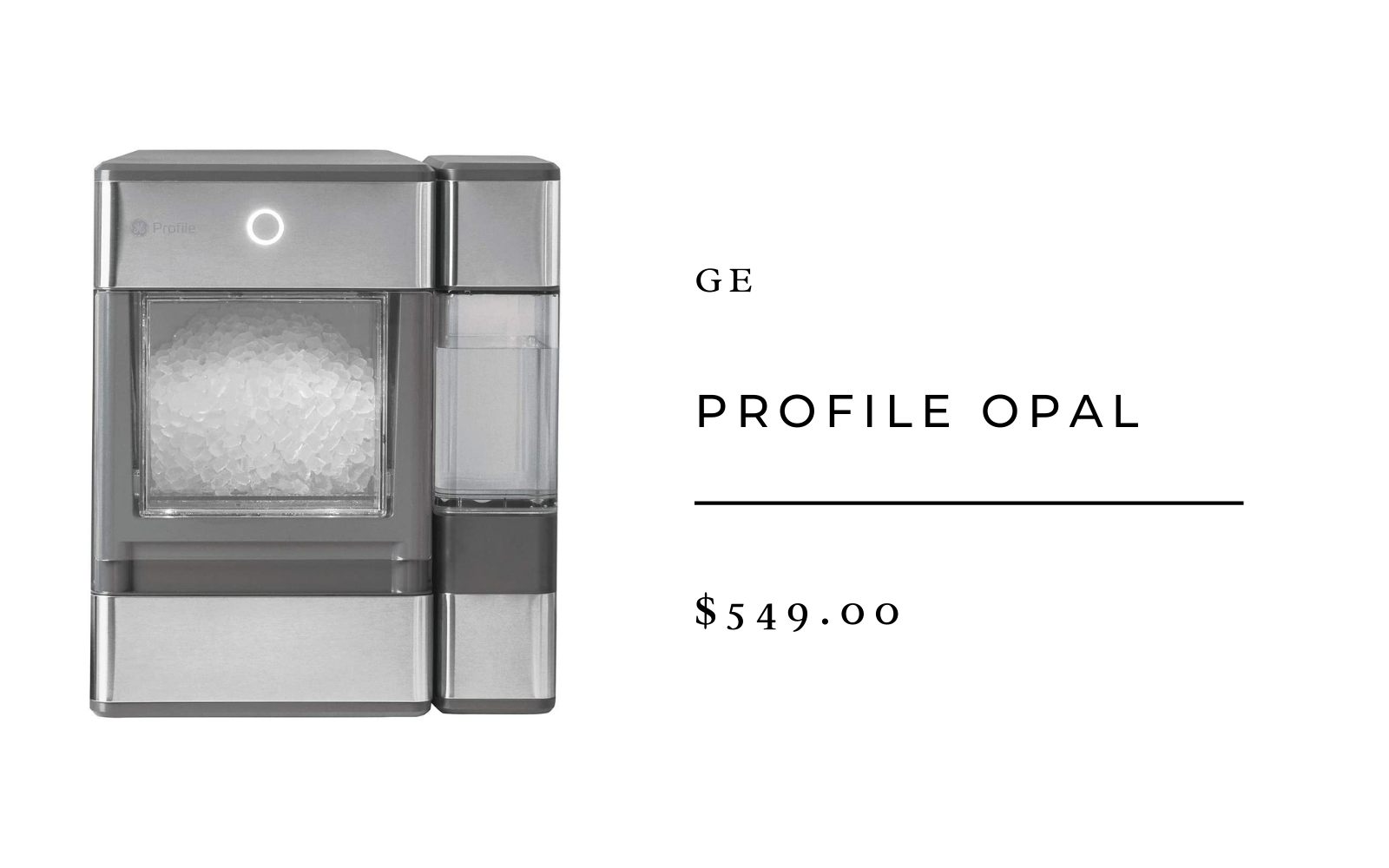 GE Profile Opal | Countertop Nugget Ice Maker