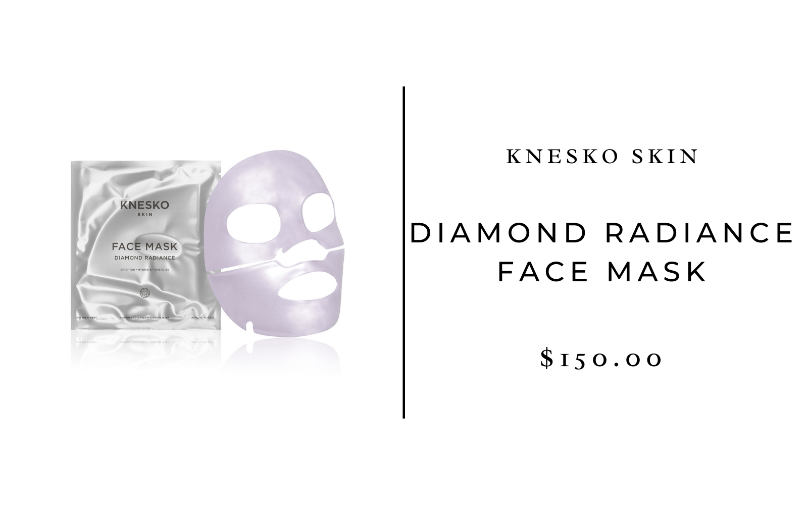 Knesko Skin Diamond Radiance Face Mask (4 treatments) 