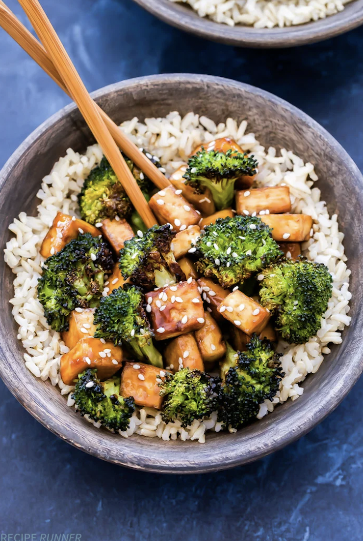 recipe runner terikayi crispy tofu and broccoli