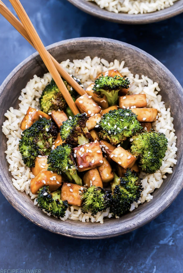 crispy terikayi tofu and broccoli from recipe runner