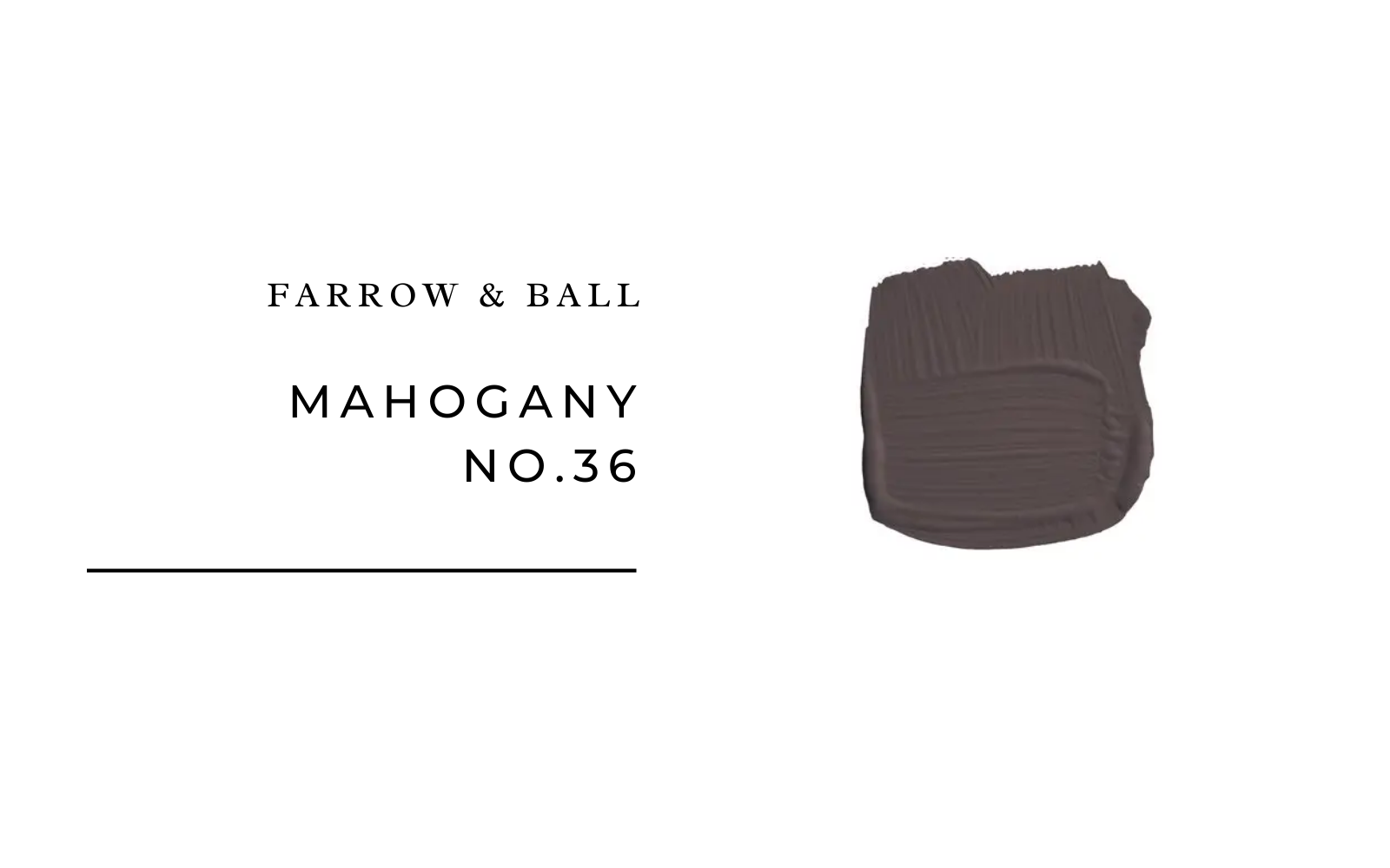 Farrow & Ball Mahogany