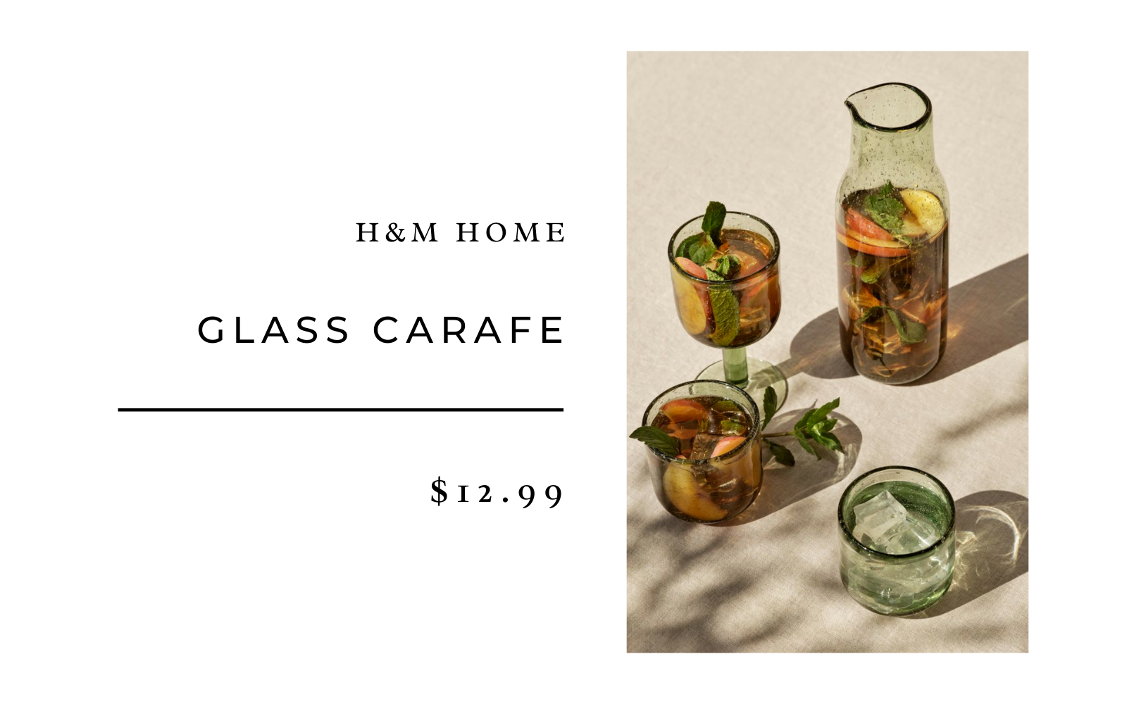 h&m Home Glass carafe