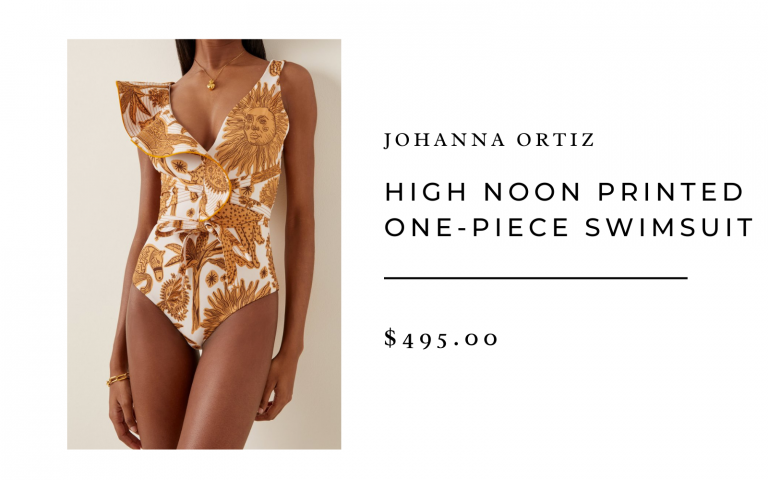 Johanna Ortiz High Noon Printed One-Piece Swimsuit