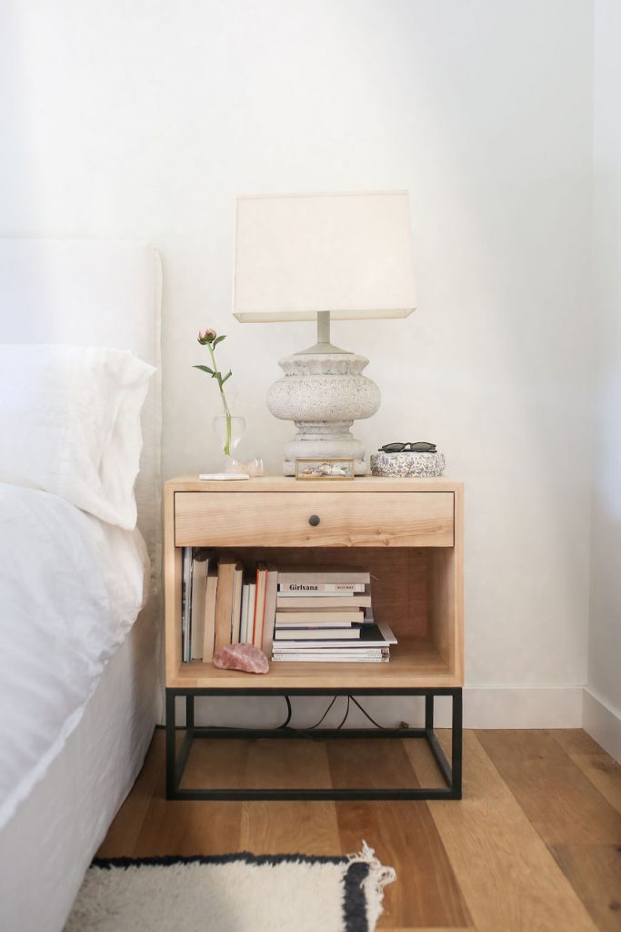 samantha wennerstrom, could i have that, bedside table, nightstand, bedroom, lamp