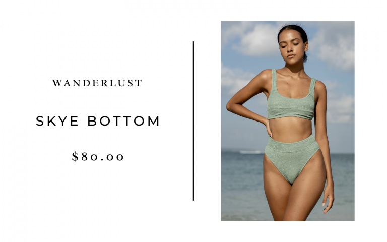 Wanderlust Swim Sage Bottom