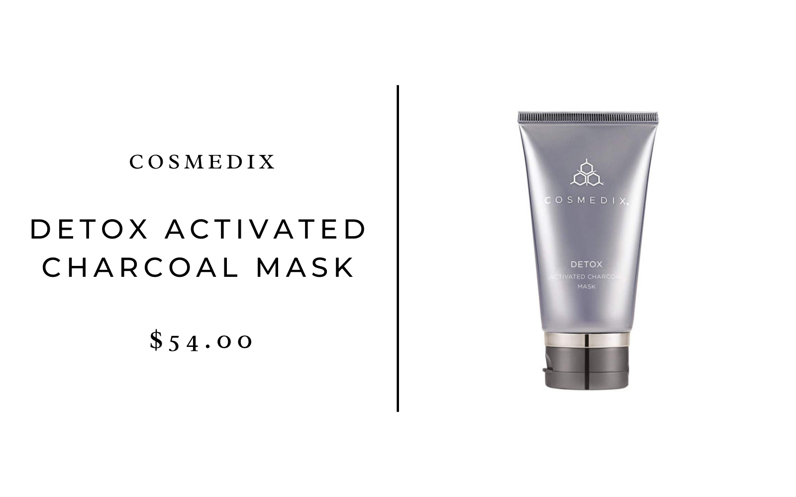 Cosmedix Detox Activated Charcoal Mask 