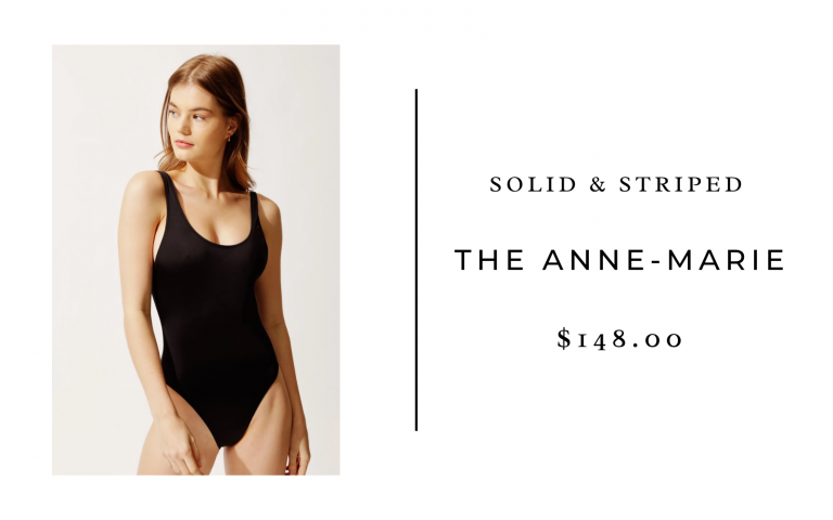 Solid color and striped Anne-Marie one-piece