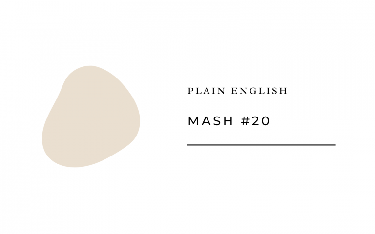 plain English design