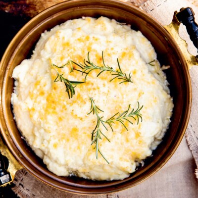 FAUX PARMESAN CAULIFLOWER POTATOES