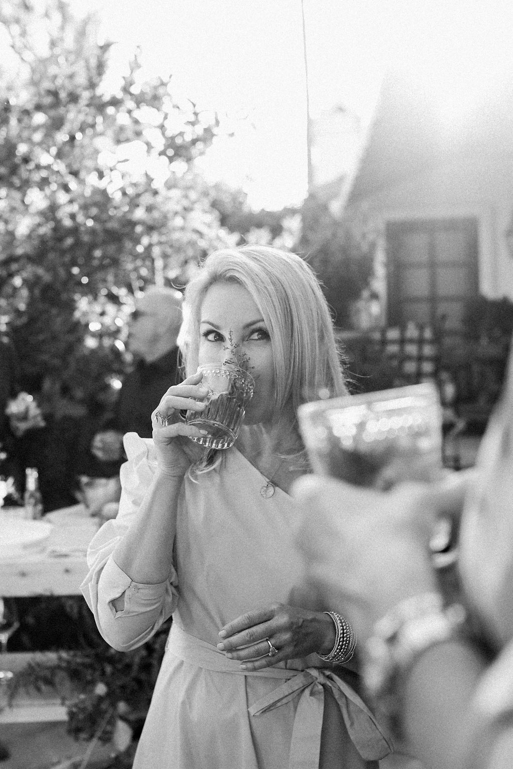 Valerie Rice dinner party in Santa Barbara, summer cocktails