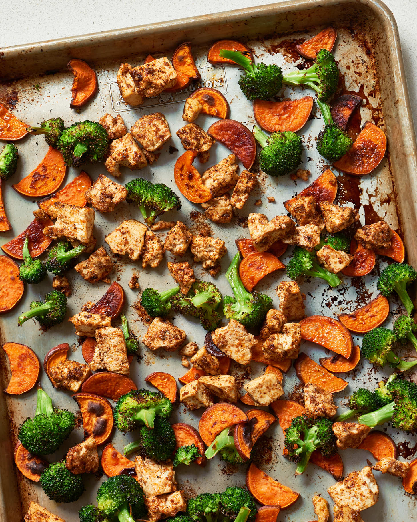 bbq tofu and veggies from the kitchn