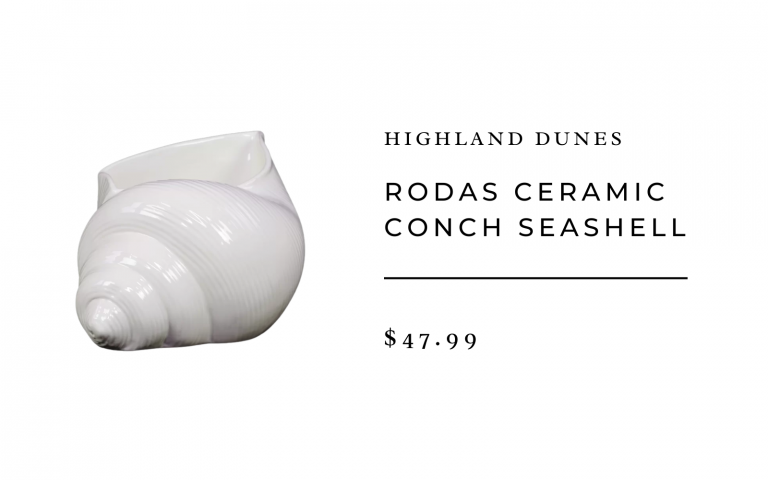 coquillage en céramique rodas