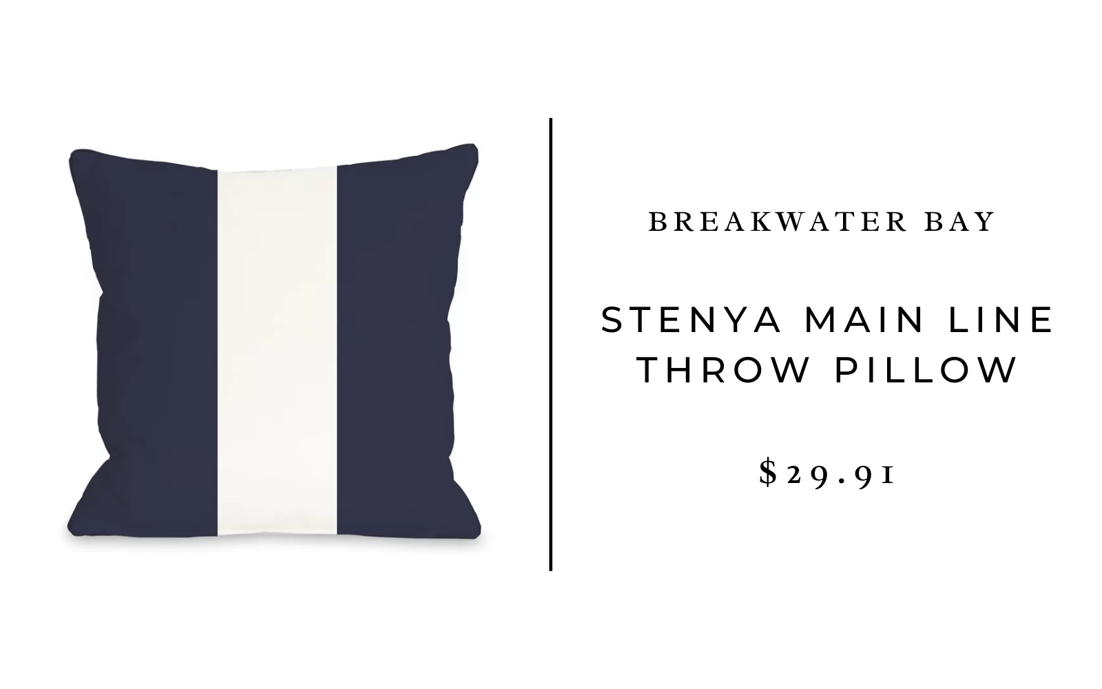 stenya main line throw pillow