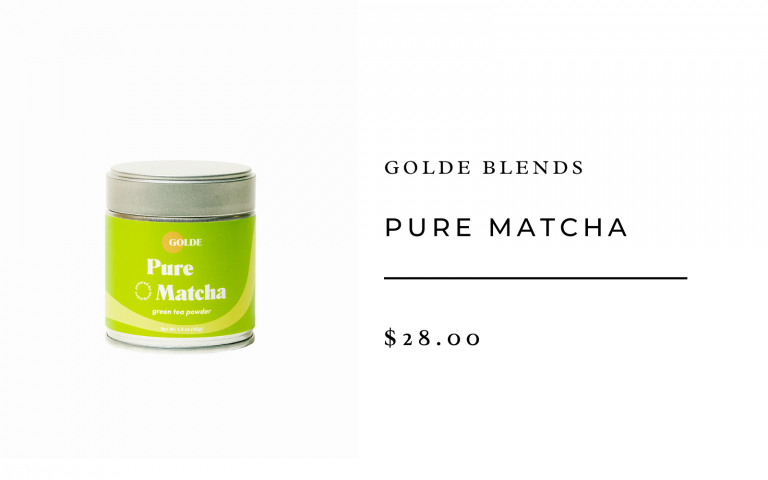 golde pure matcha