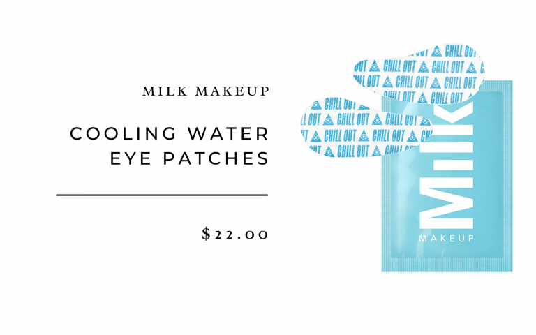 milk makeup cooling water eye patches