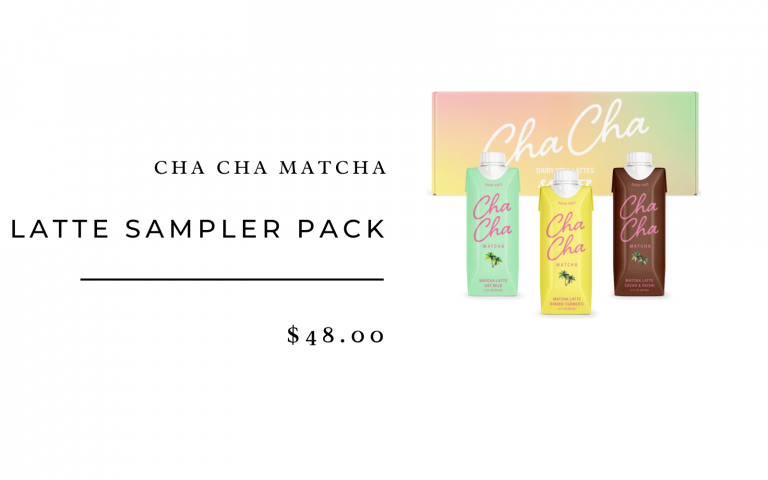 cha cha matcha sample package