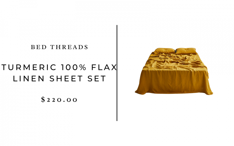 draps de lin lin curcuma