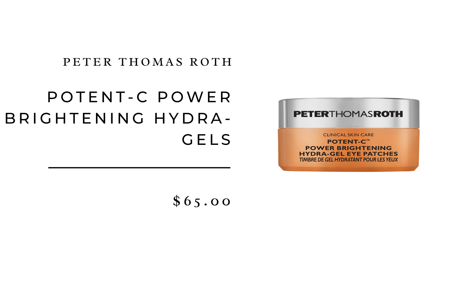 peter thomas roth potent-c hydra gels