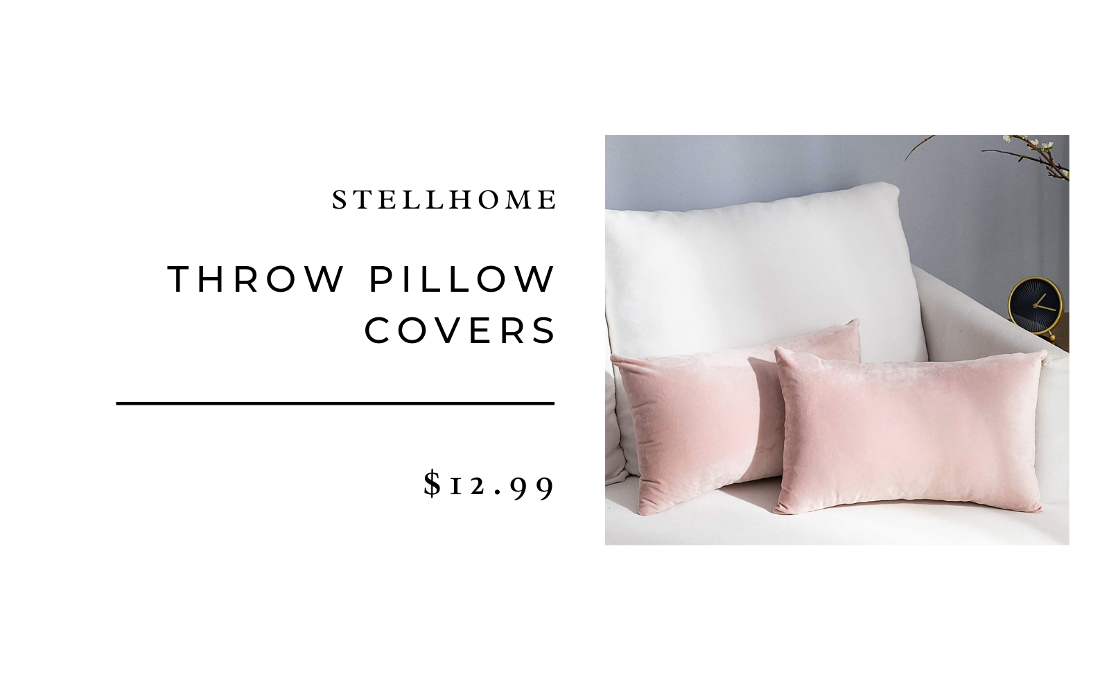 stellhome throw pillow covers