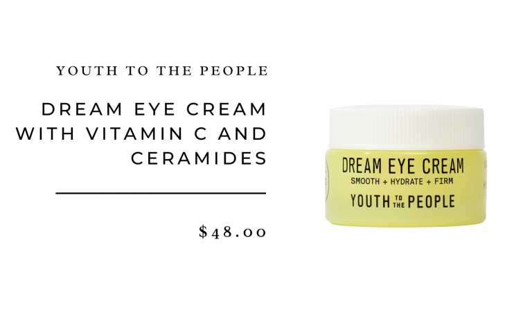 Youth To the People dreams of eye cream with vitamins C and ceramides