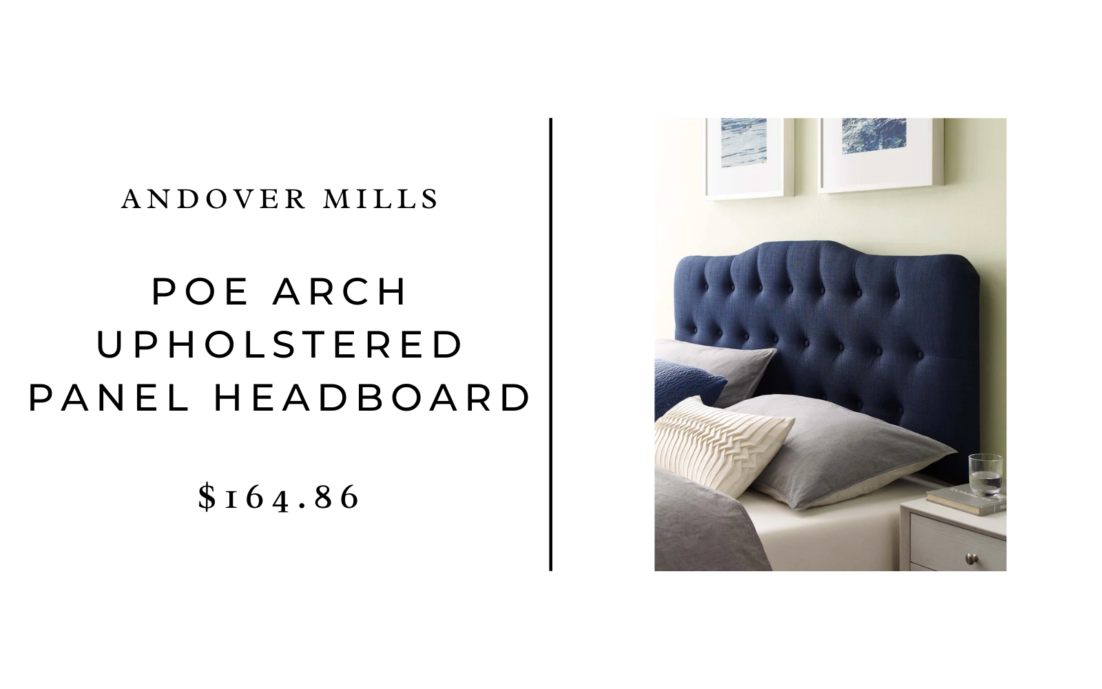 andover mills the arch upholstered headboard