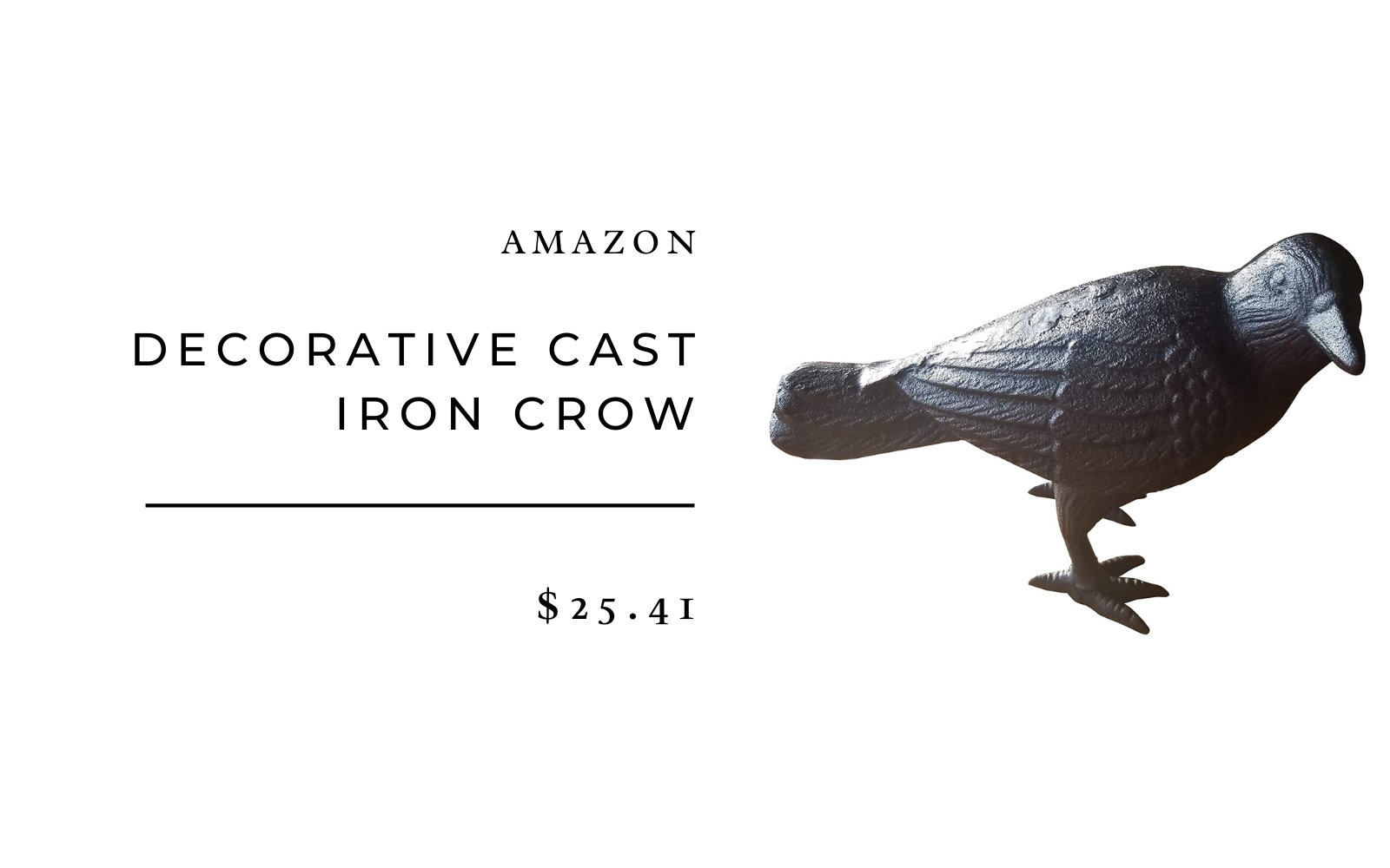 cast iron crow