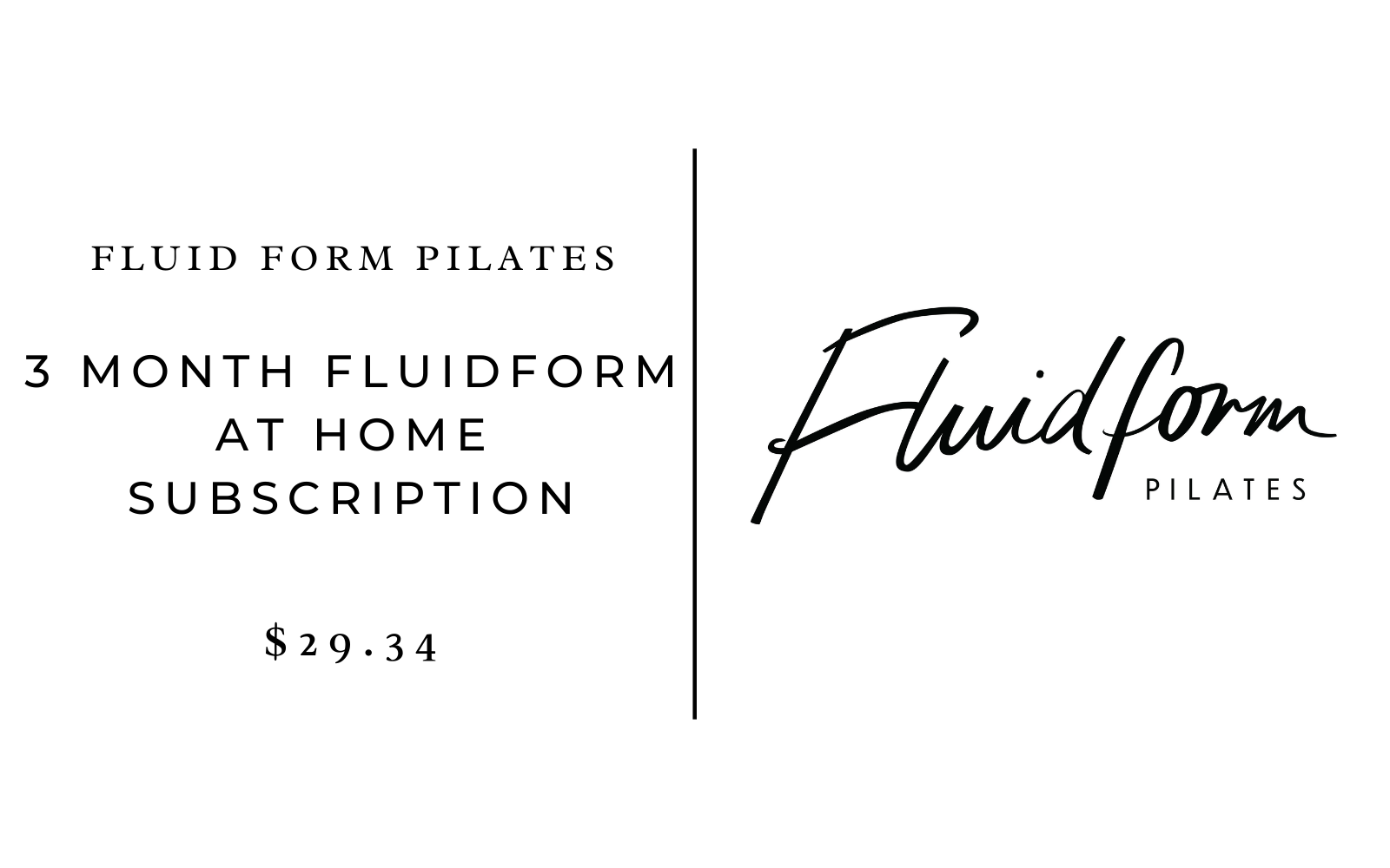Fluid Form Pilates At-Home Subscription