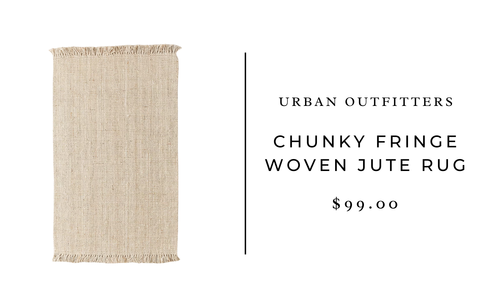 urban outfitters chunky fringe wool rug