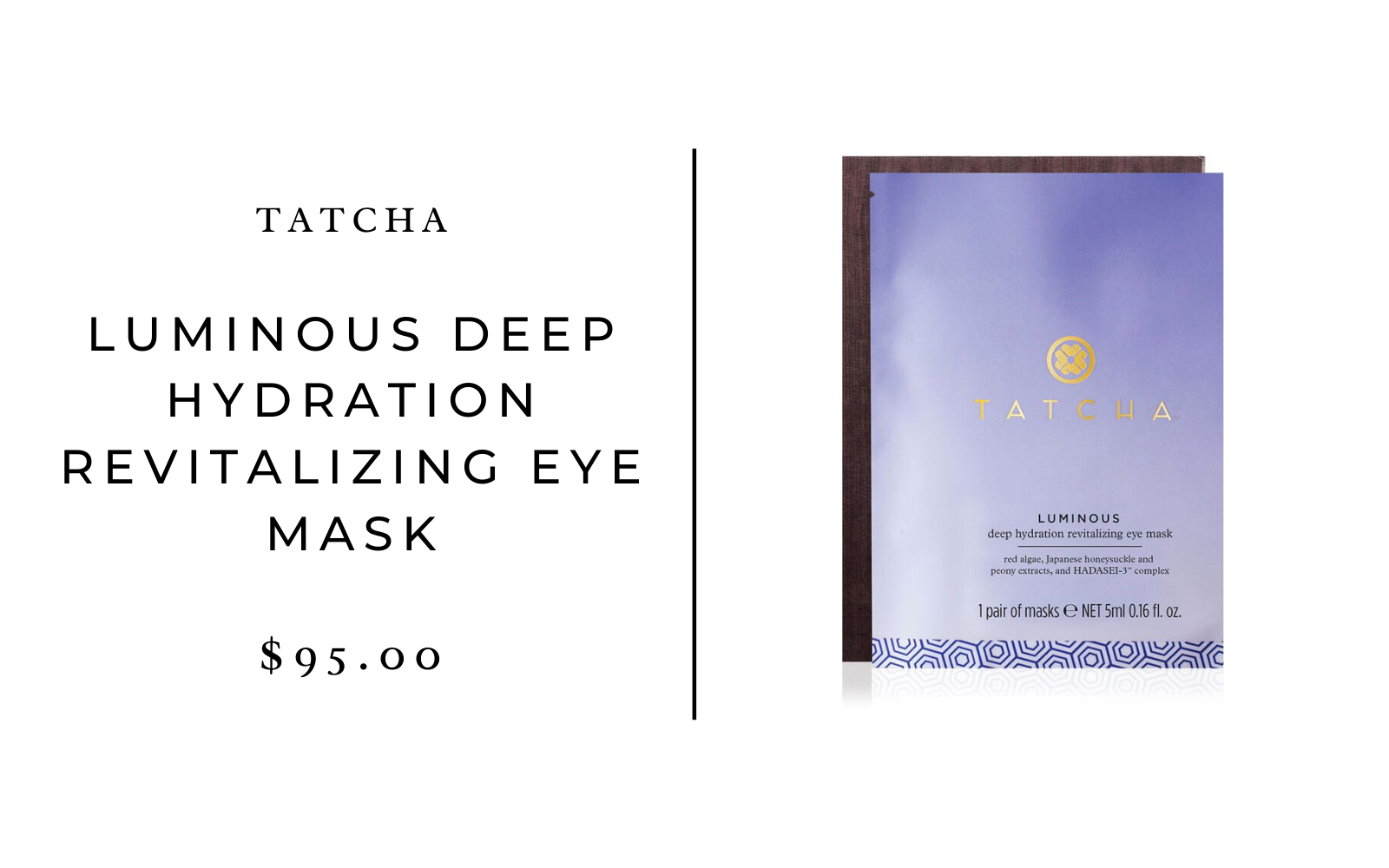 tatcha luminous deep hydration eye mask
