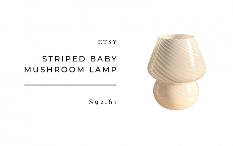 lampe champignon de style murano etsy