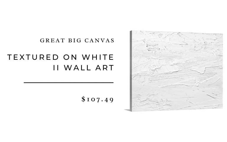 grande grande toile blanche art mural