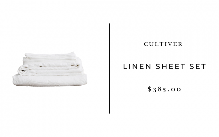 ensemble de draps en lin cultivateur