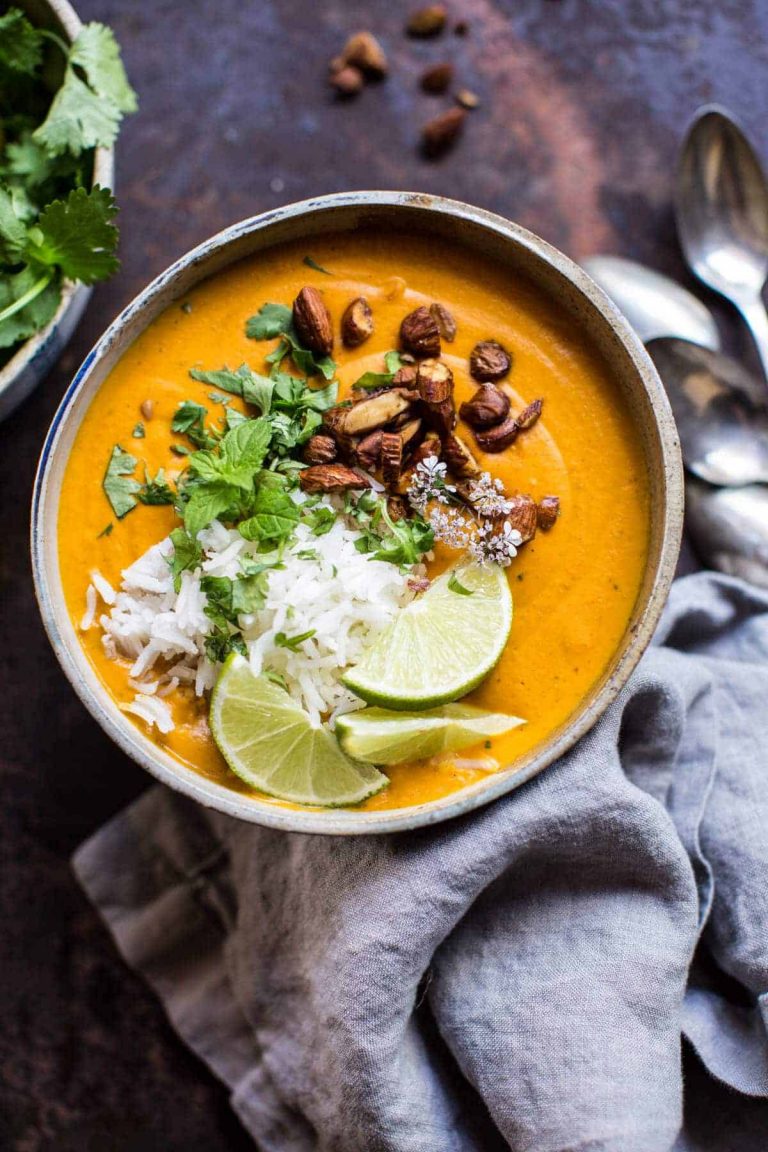 thai carrot sweet potato soup