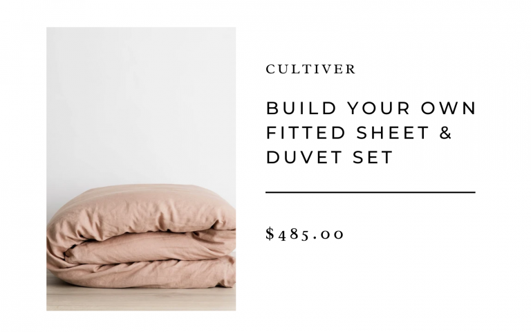 Cultiver build your own sheet and quilt set
