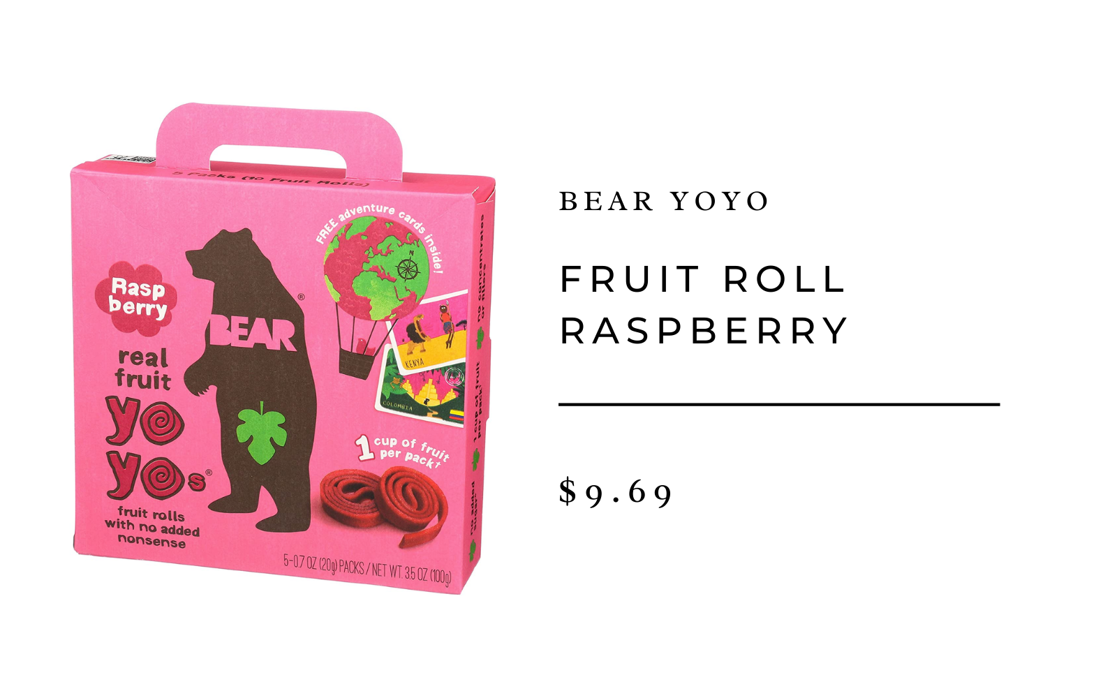 bear yoyo fruit rolls