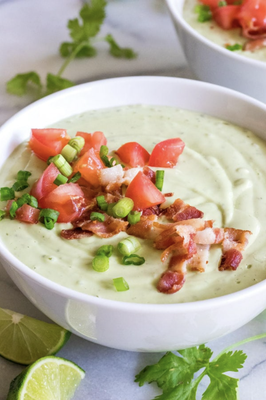 Chilled Avocado Soup from Recipe Girl