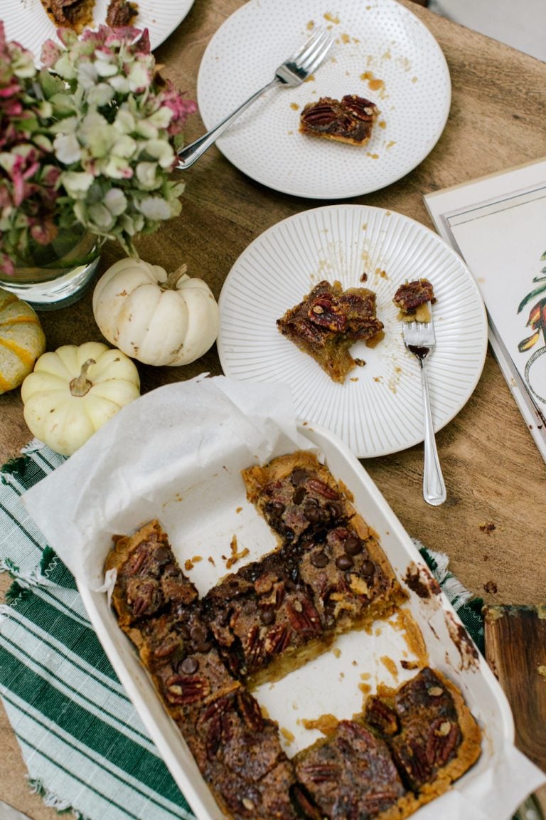 pecan pie bars two ways